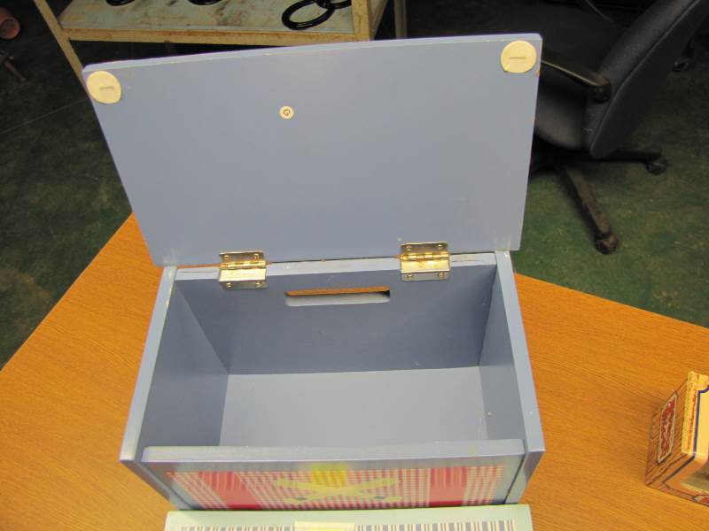 Wooden Step  Chair  Storage Box