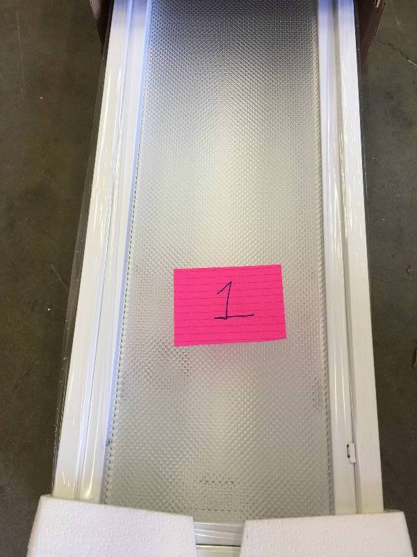 Lithonia Lightning 2-Light White Flanged Fluorescent Troffer New