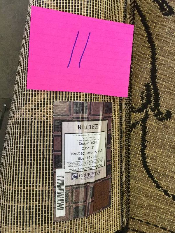 Recife Area Rug 100% Fiber enhanced 9x5