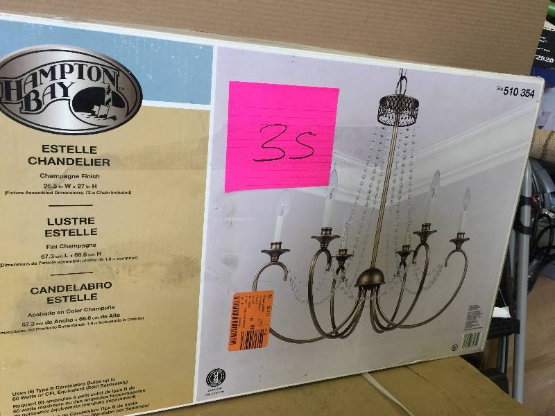 Hampton Bay Estele Chandelier