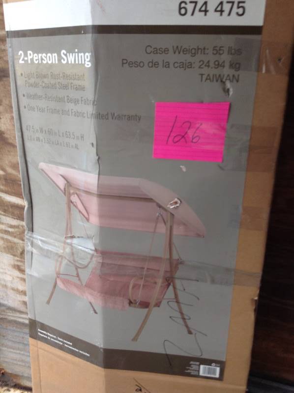 Hampton Bay 2 Person Patio Swing