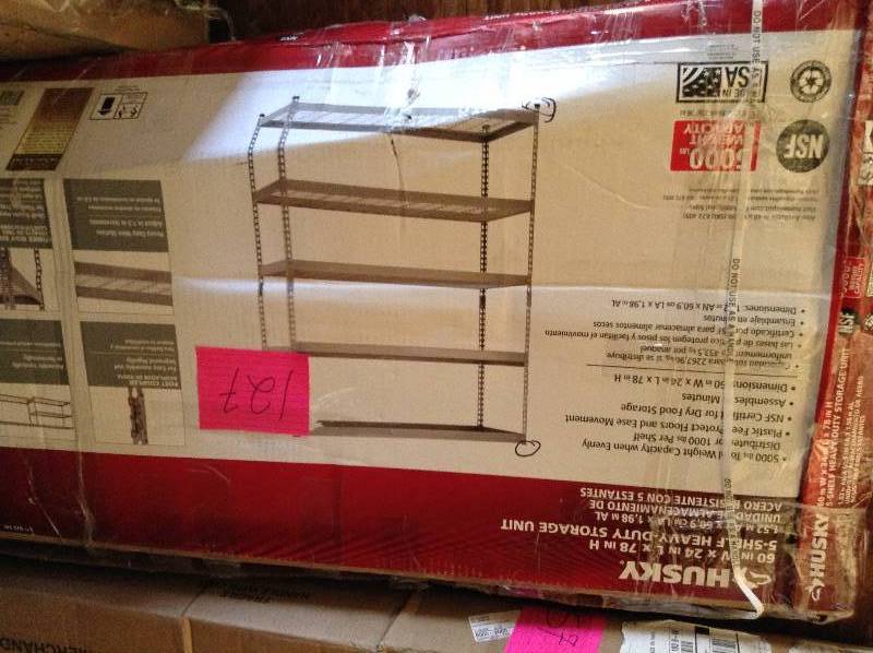 Husky 60 in x 24 in x78 in 5 Shelf Heavy Duty Storage Unit