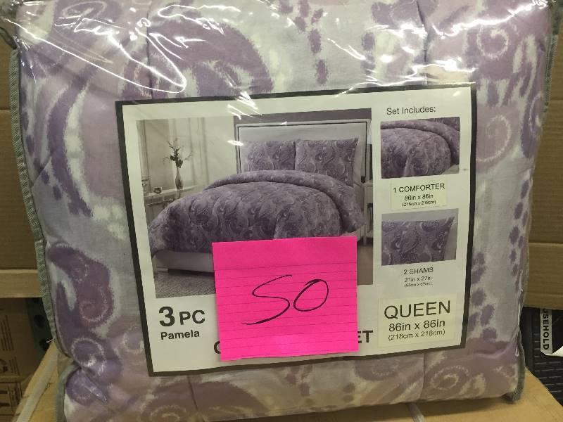 3 Pc Comforter Set New Queen