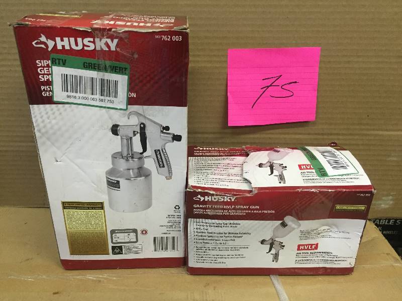 Lot of Husky Paint Guns
