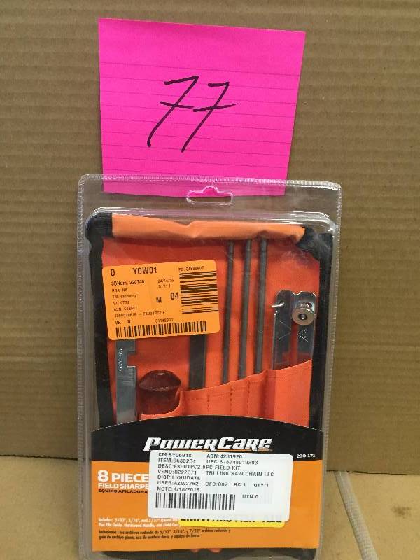 Powercare 8 PC Field Sharpening  Kit