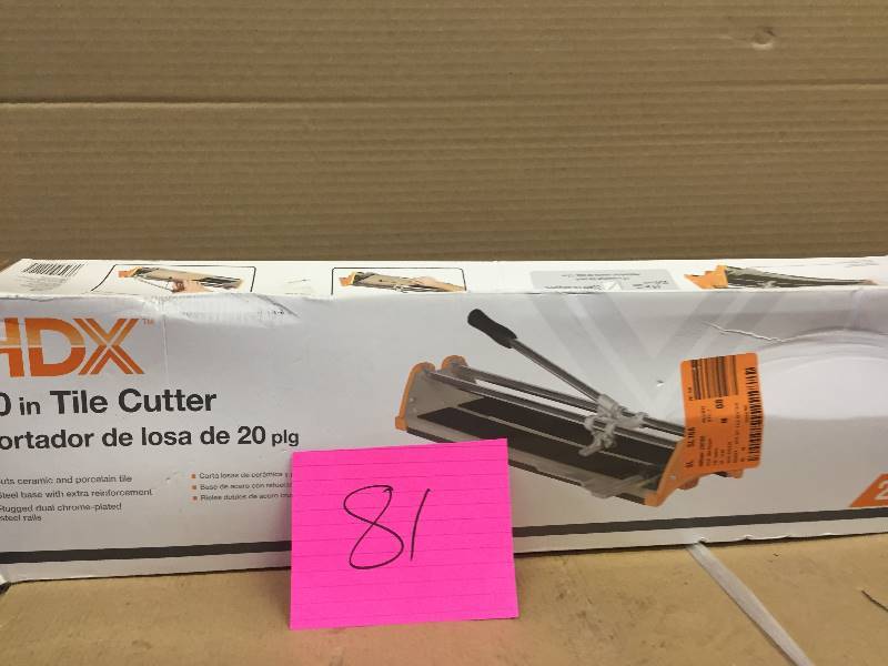 HDX Tile Cutter 20 in