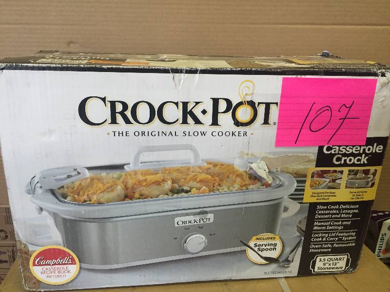 Crock Pot Casserole 5 QT New