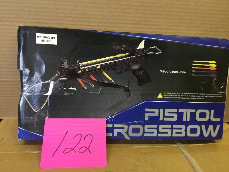 Pistol Crossbow - Missing 3 Bolts New
