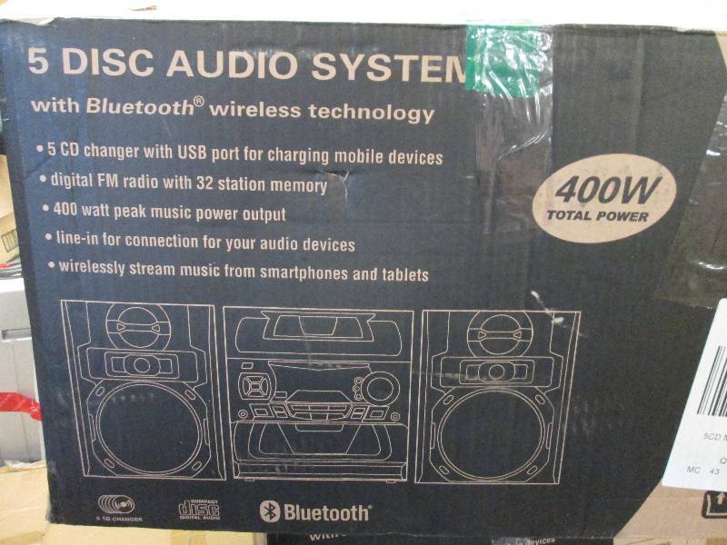 lot 225 image: RCA 5 Disc Auto CD Changer System w...