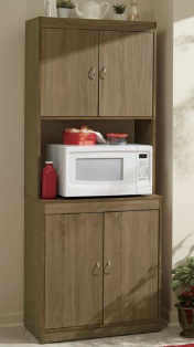 lot 36 image: Microwave Cabinet open box Retail $...