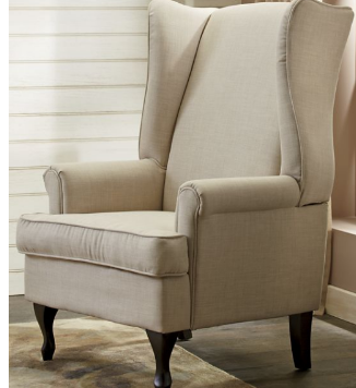 lot 60 image: Soft Curve Wingback open box Retail...