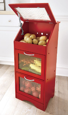 lot 71 image: Veggie Bin with Glass Door open box...