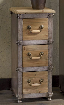lot 72 image: 3- Drawer Cabinet open box , large ...