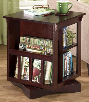 lot 79 image: Revolving End Table open box Retail...
