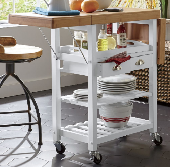 lot 83 image: Marissa Kitchen Cart open box Retai...