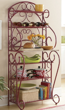 lot 85 image: Bakers Rack open box Retail $119.9...