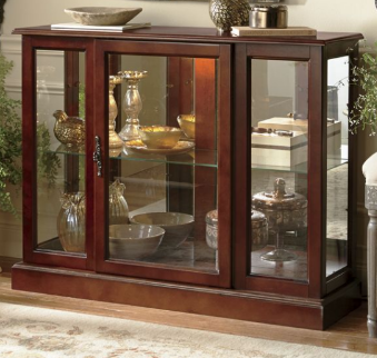 lot 87 image: Felicity Lighted Curio open box ret...