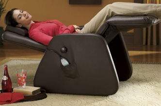 lot 89 image: Full-Recline Zero Gravity Chair wit...