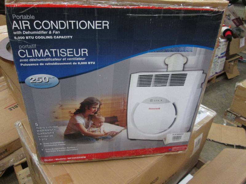 lot 128 image: Honeywell 8,000 BTU Portable AC Un...