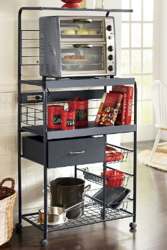 lot 10 image: Microwave Cart open box Retail $179...