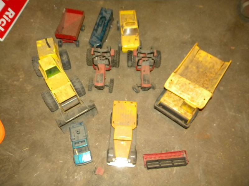 Vintage Toy Truck and Tractor Lot