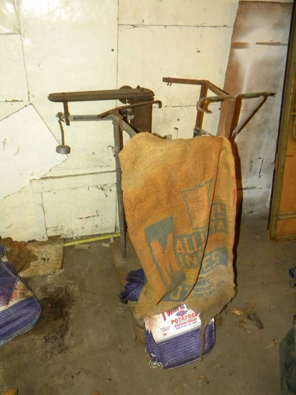 Vintage Industrial Potato Scale