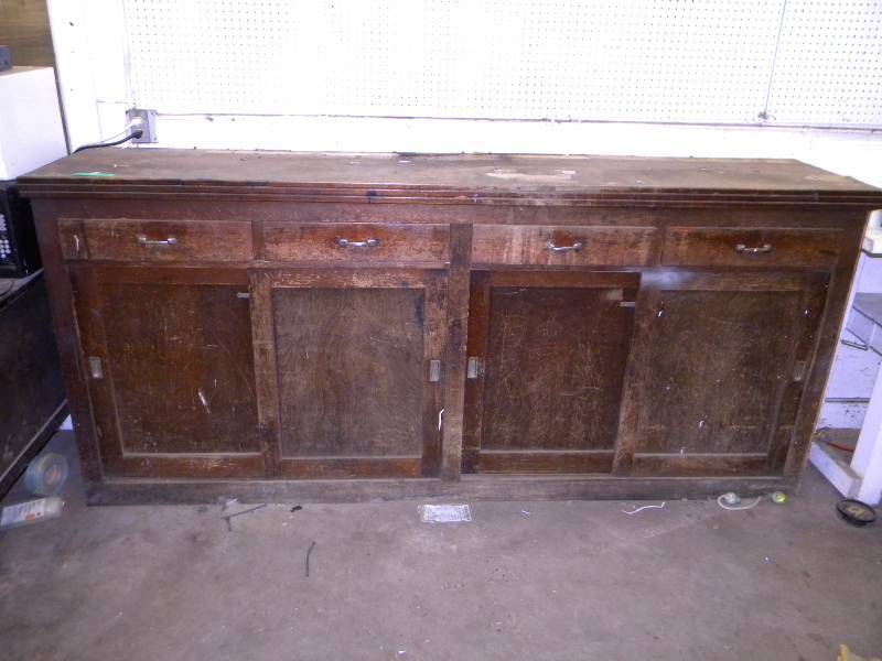 Vintage Wood Cabinet