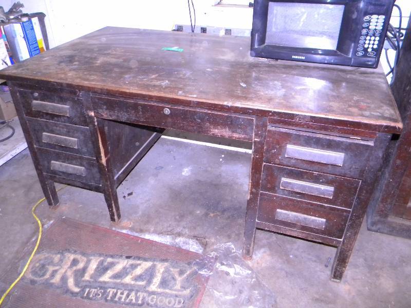 Vintage Desk (does not include microwave pictured)