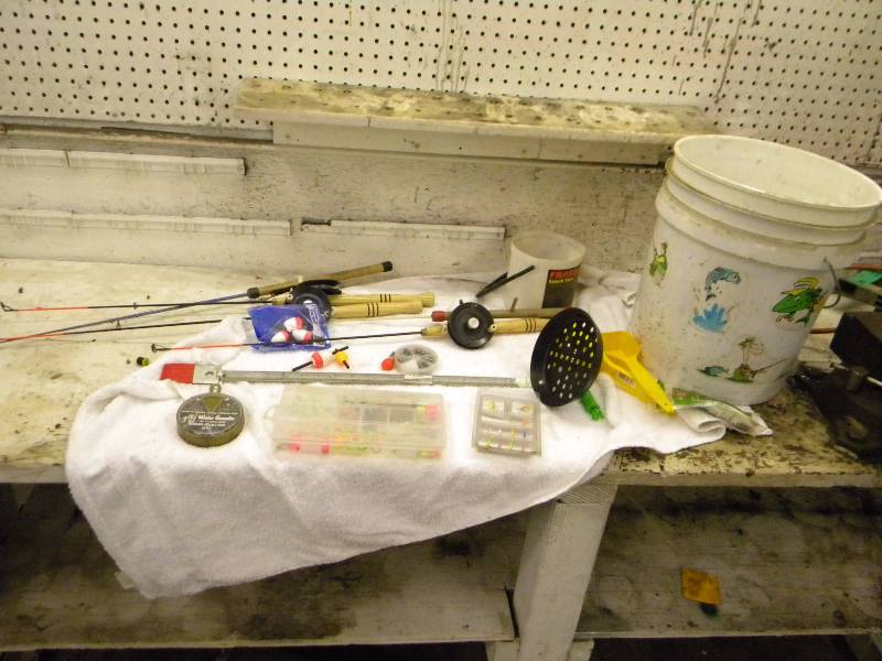 Ice Fishing and Lure Lot
