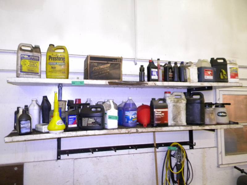 Heavy Duty Shelving Unit Only (does not include chemicals pictured)