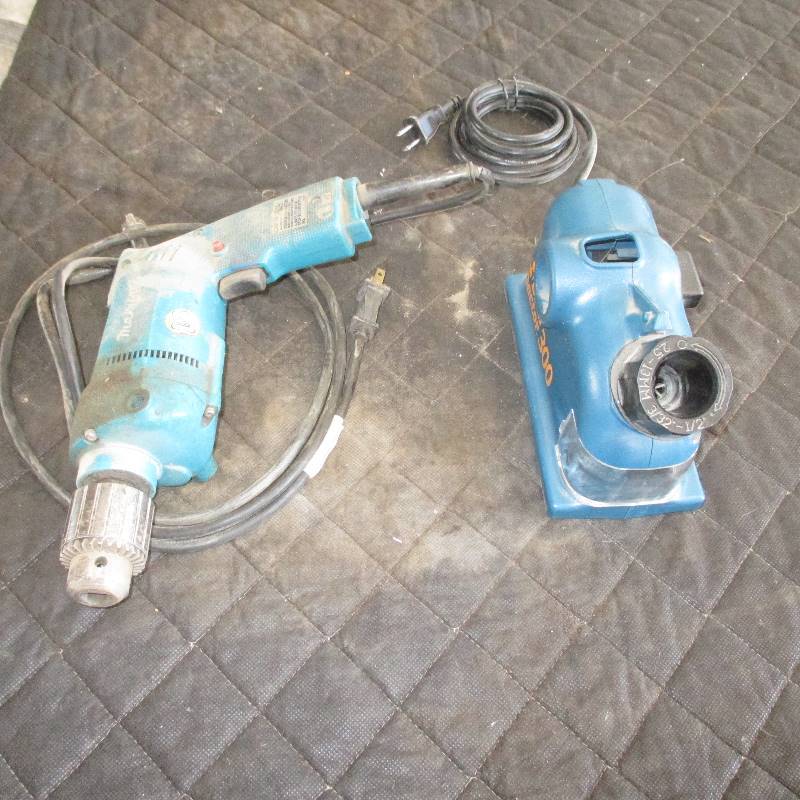 1 DRILL AND 1 DRILL BIT SHARPENER