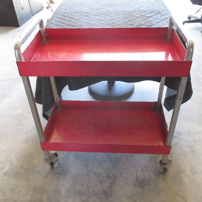 2 SHELVE CART WITH CASTER