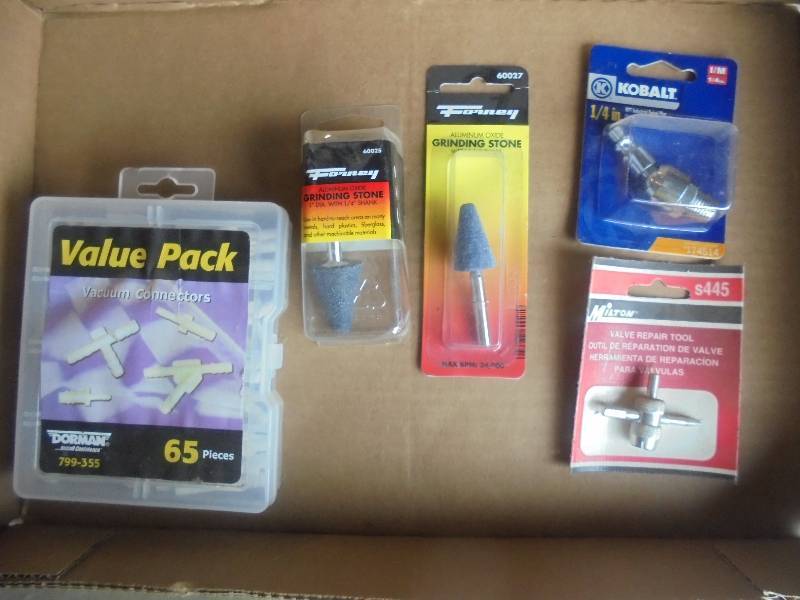 Lot - Grinding Stones, Valve Repair Tool, etc