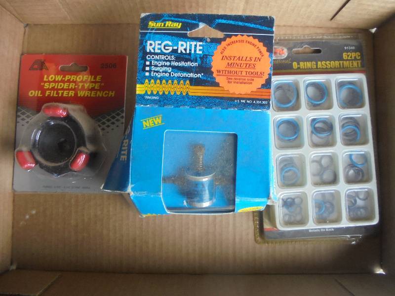 Lot - Oil Filter Wrench, 0 Rings, Reg Rite