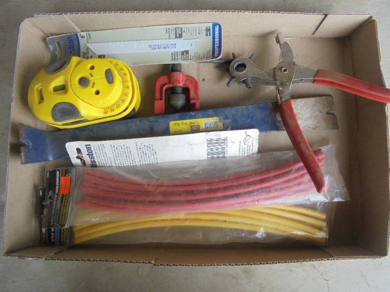 Lot - Leather Punch, Level, Misc