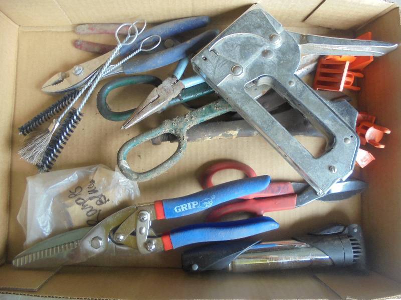 Lot - Hand Tools, Stapler, Shear, etc