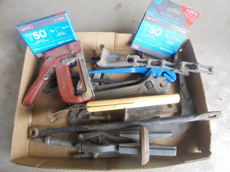 Lot - Misc Shop Items, Staplers, Grips, Etc