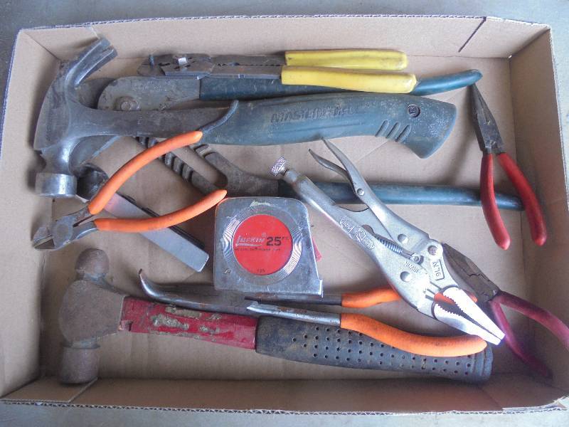 Lot - Misc, Hammers, Pliers, Etc