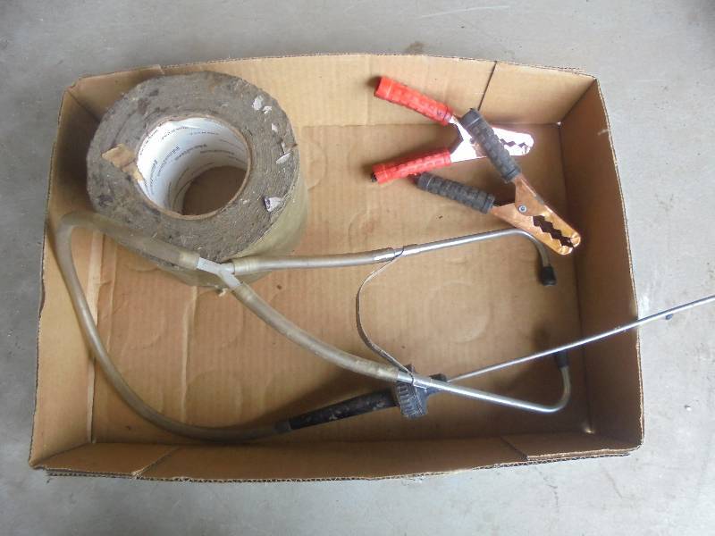 Lot - Large Tape, Cable Clamps