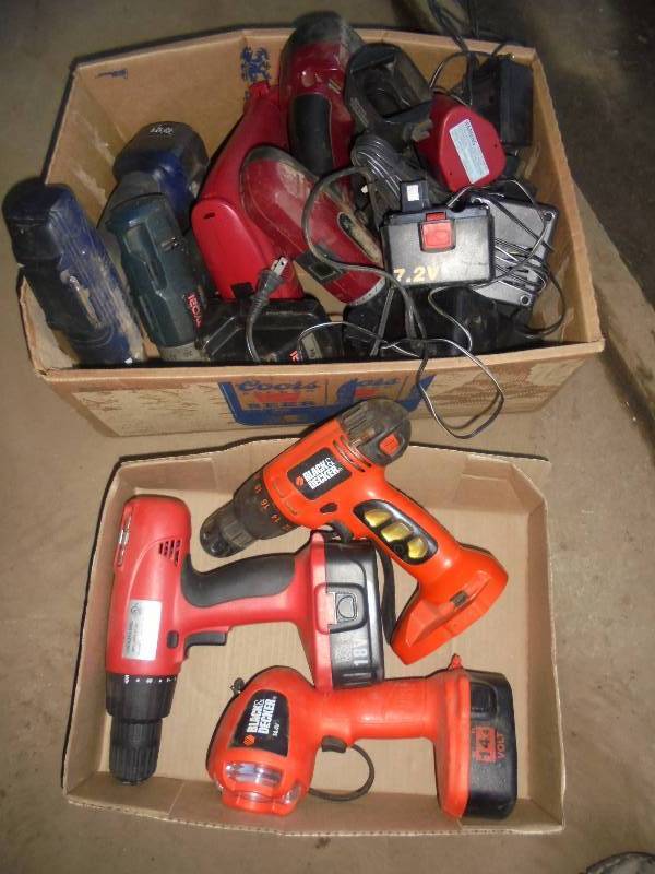Lot - Power Tools - BD, Ryobi, Etc