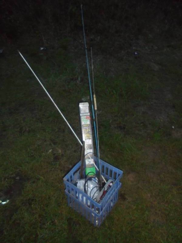 Lot - Antenna, Fishing Pole, Screen Repair