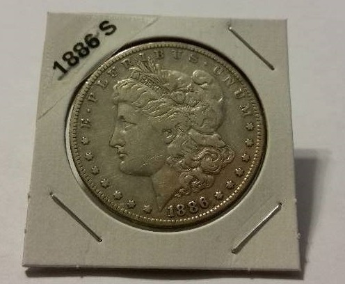 1886-S Morgan Silver Dollar