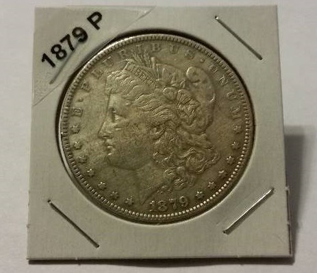 1879-P Morgan Silver Dollar