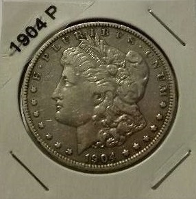 1904-P Morgan Silver Dollar