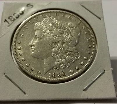 1890-S Morgan Silver Dollar