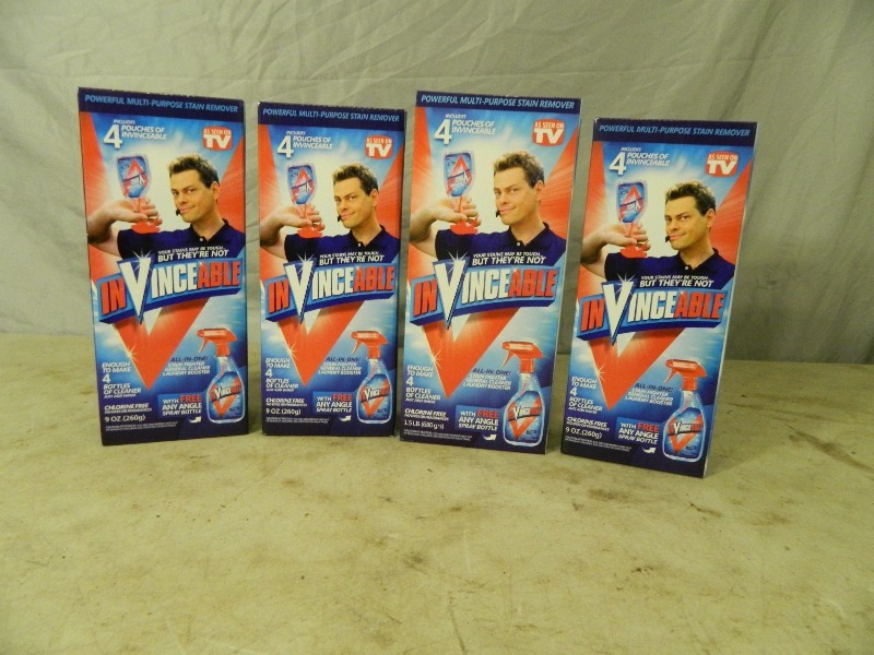 lot 63 image: 4 New Invinceable Cleaners