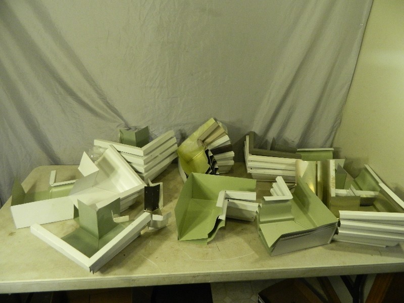 lot 96 image: Assorted New Gutter Corner Pieces