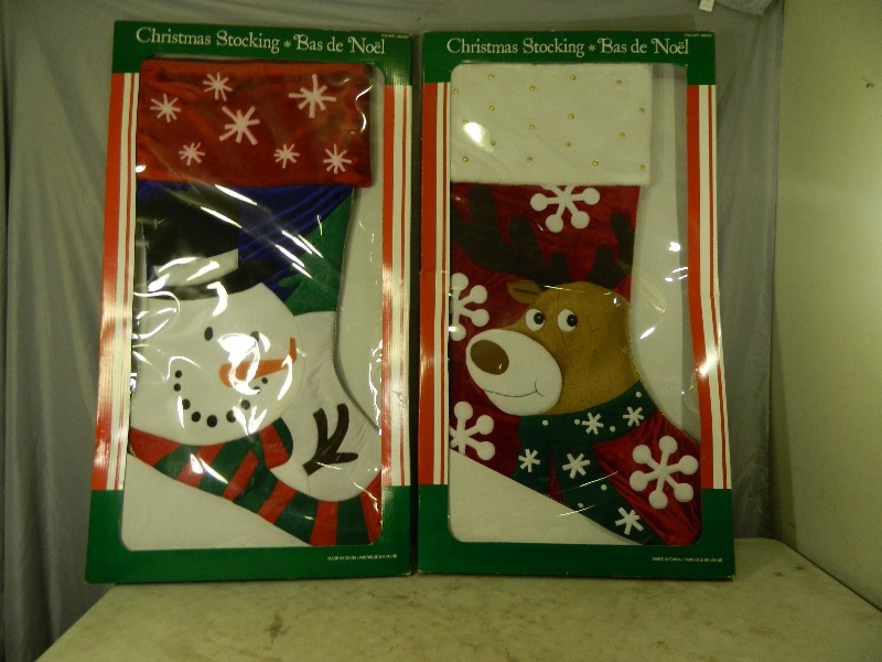 lot 150 image: 2 New LARGE Christmas Stockings