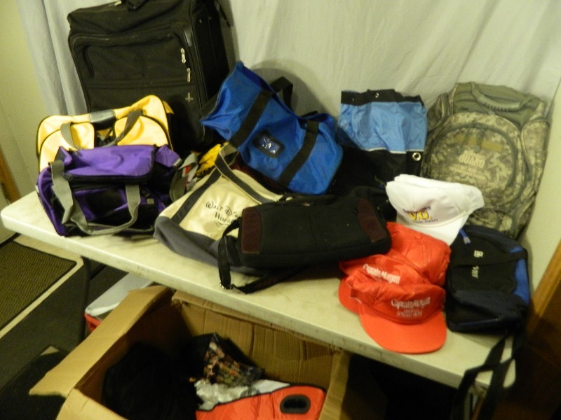 lot 159 image: Bags, New Alcohol Advertising Hats, and More