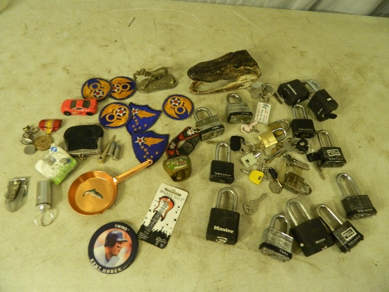 lot 175 image: Locks, Keys, Collectibles, and More